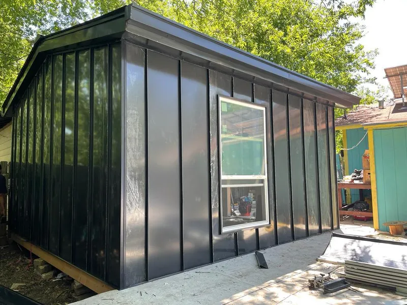 Black standing seam metal wall panels for Roof Inspection in Ladera Ranch